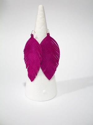 PENDIENTE PLUMA RECORTADA