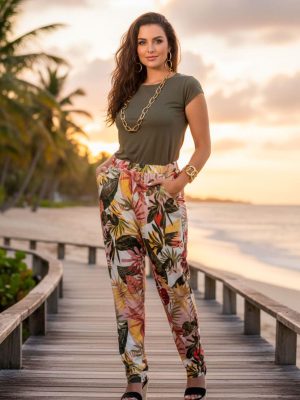 PANTALON HOJAS BOLSILLOS