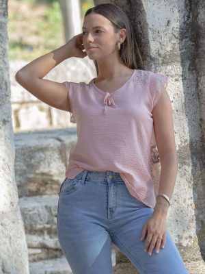 BLUSA CANESÚ TROQUELADO