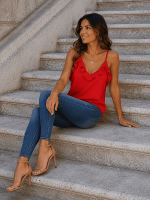 TOP VOLANTE ESCOTE