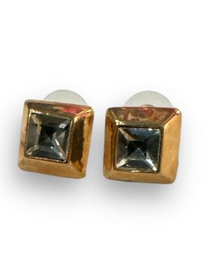 PENDIENTES CUADRADO CRISTAL