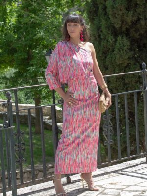 VESTIDO LAZO HOMBRO