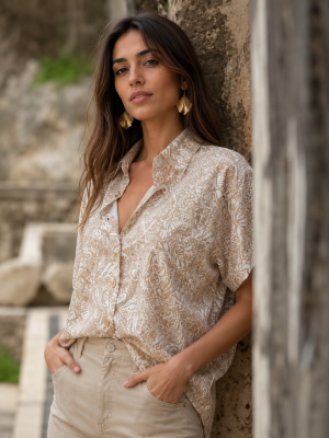 CAMISA M/C ESTAMPADA