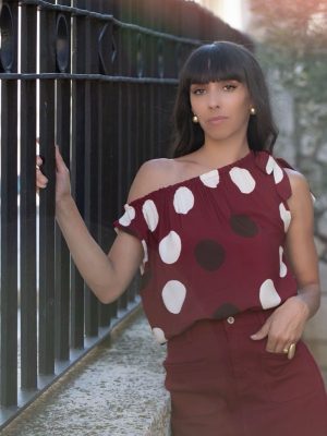BLUSA TOPOS LAZO