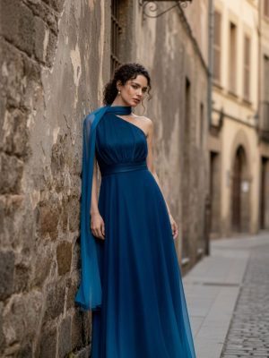 VESTIDO ASIMETRICO PAÑUELO