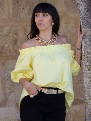 BLUSA ESCOTE BARCO