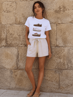 SHORT CINTURON TELA